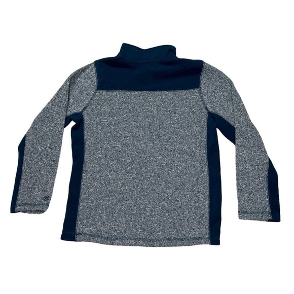 C9 Champion Sweater Kids Medium 8 10 Blue 1/4 Zip Pullover Heathered Casual - Picture 3 of 8
